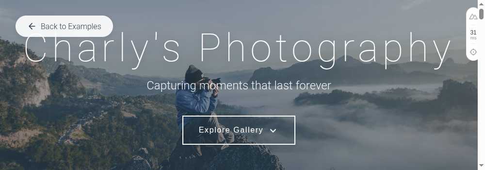 Screenshot of Charly's Photography